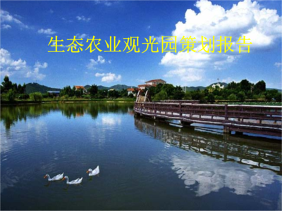 生态农业观光园设计图分析与旅游开发项目策划咨询报告
